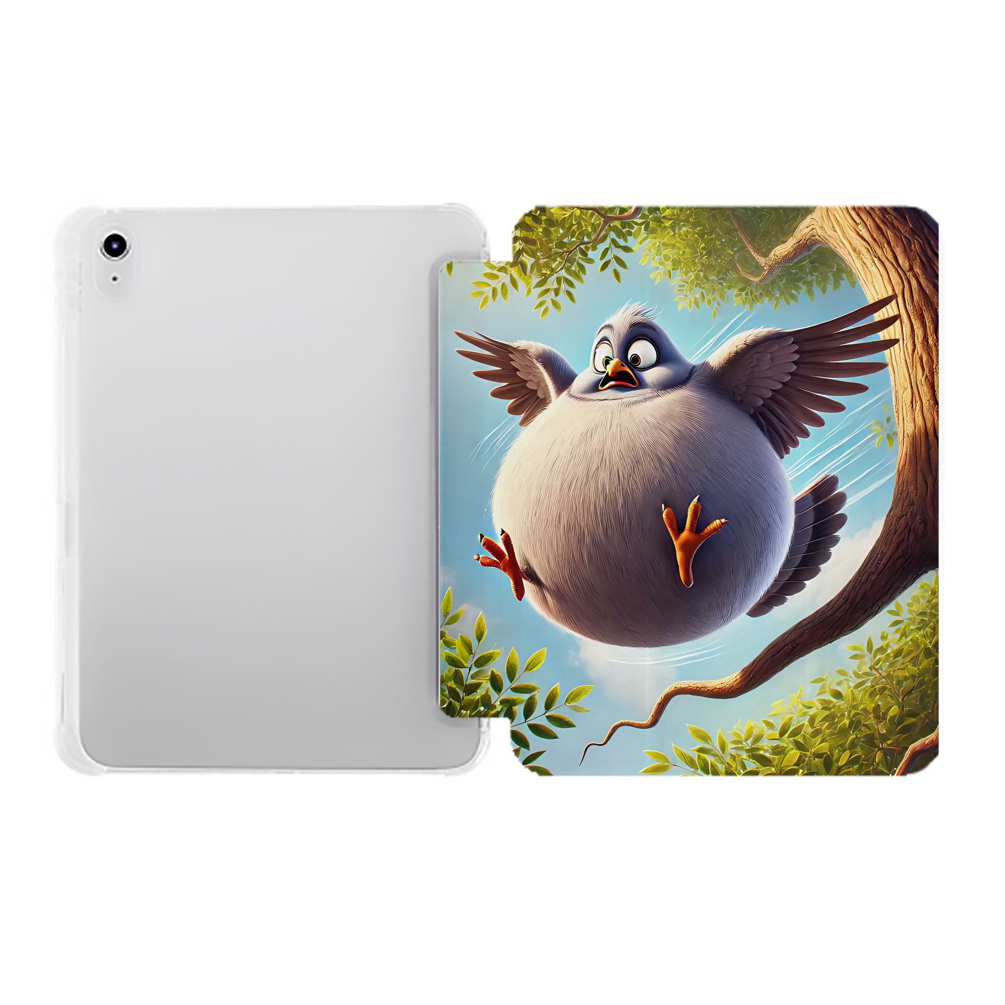 （画像用） Angry Birds アングリーバード IPad ケース ペン収納付き 三つ折りスタンド PUレザー×シリコン 対応機種9.5/10.5/10.9インチ